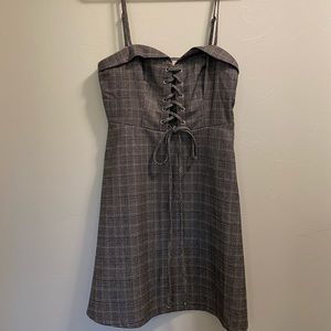 Plaid skater dress